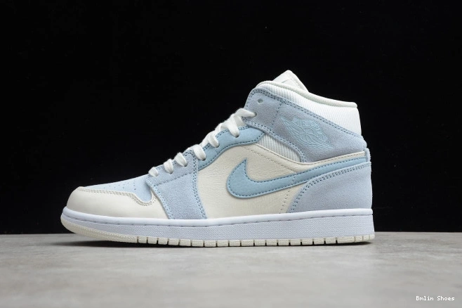 Bmlin Mid 1 Jordan Blue DA4666-100 Air Mixed Textures 0707